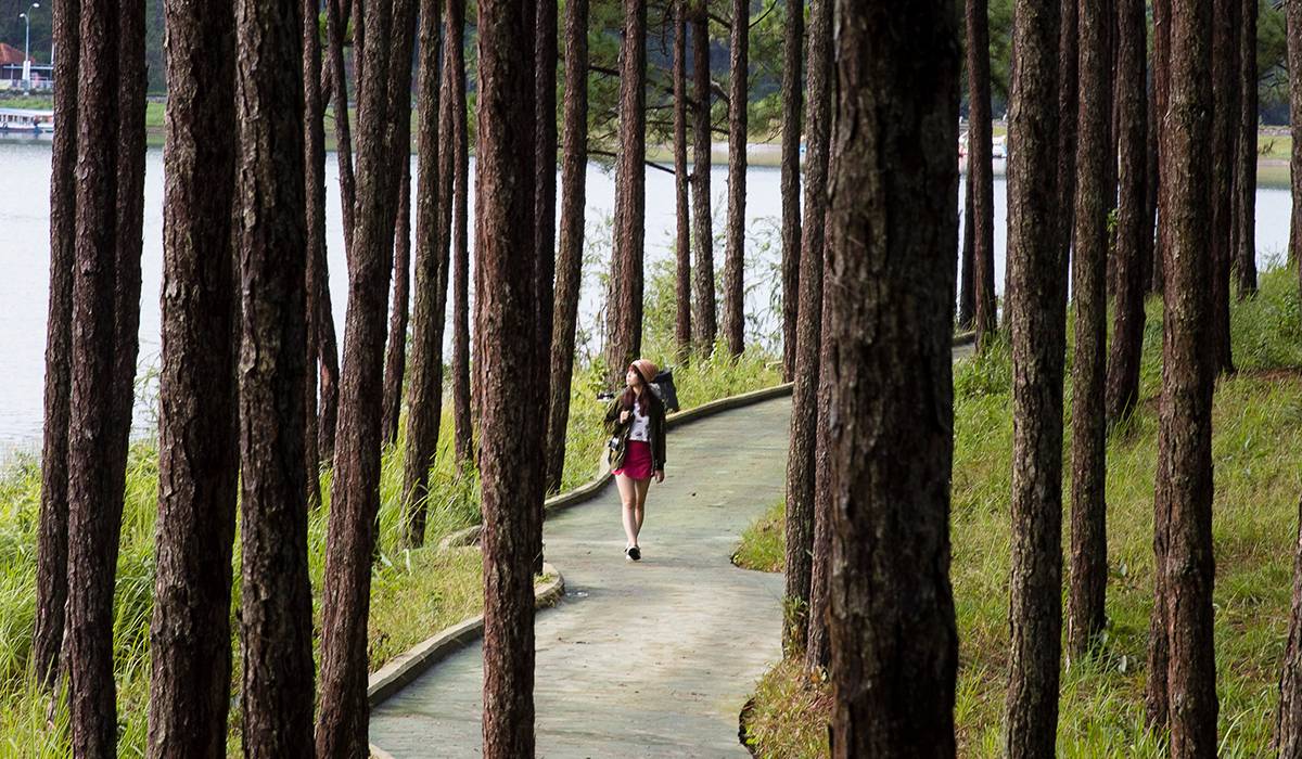 Lakeside promenade